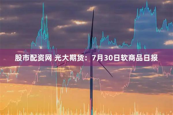 股市配资网 光大期货：7月30日软商品日报